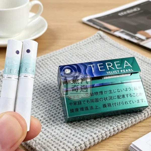 日本 Terea Velvet Pearl藍莓爆珠煙彈口味一條10盒裝 IQOS ILUMA系列主機專用