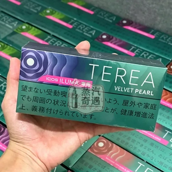 日本 Terea Velvet Pearl藍莓爆珠煙彈口味一條10盒裝現貨IQOS ILUMA系列主機專用